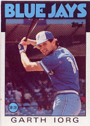 1986 Topps Baseball Cards      694     Garth Iorg